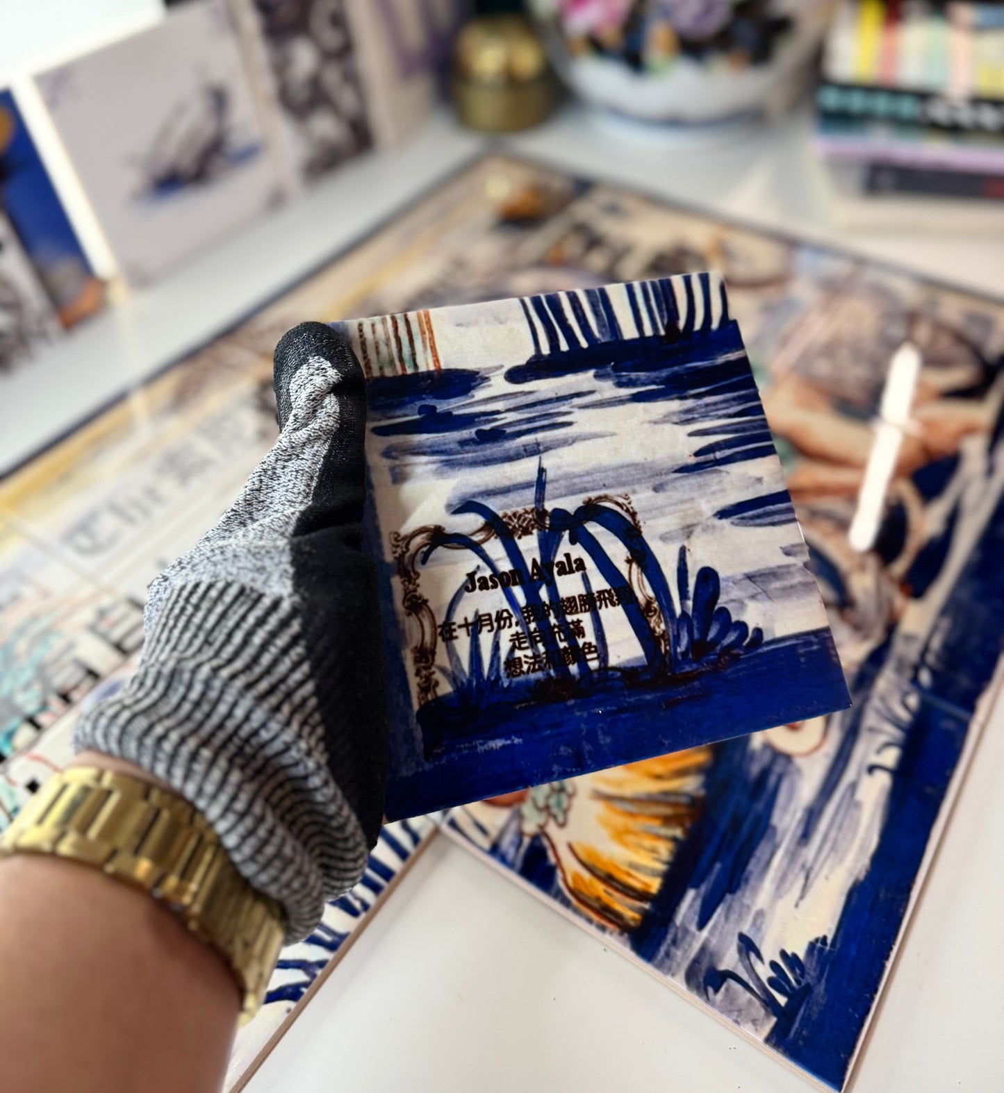River Nymphs Tiles