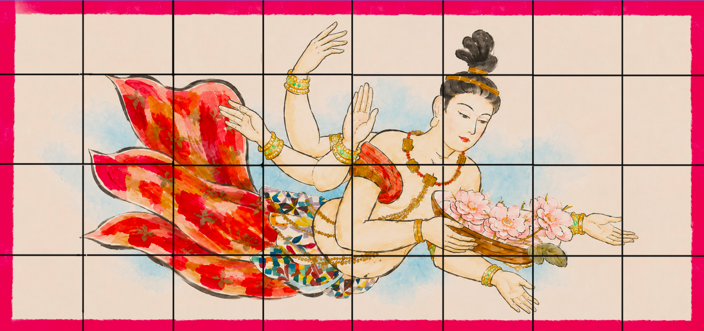 Tennyo of Many Hands Tiles