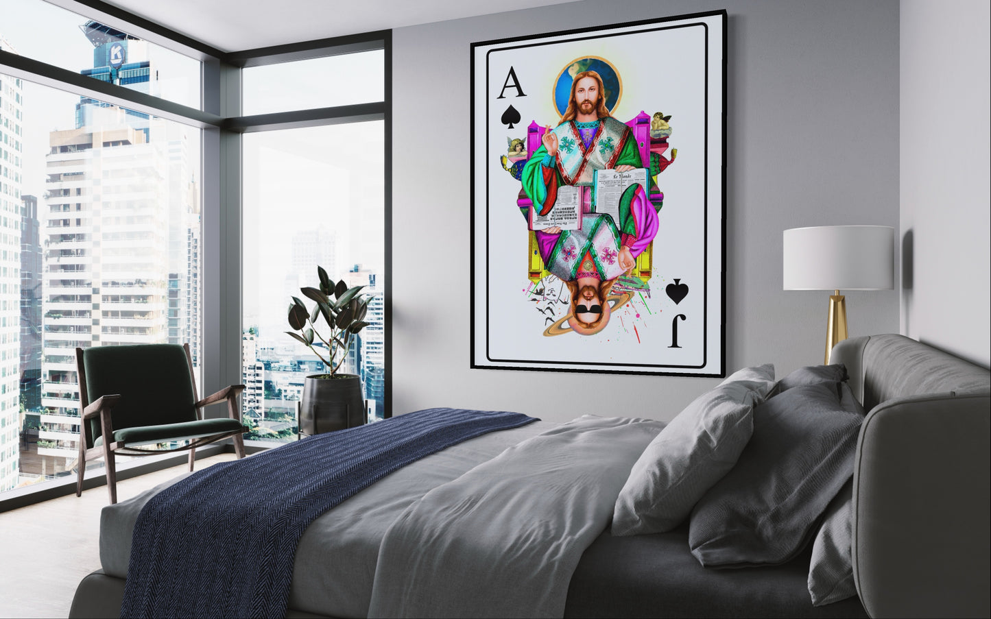 Jesus Pocker - Print 50 x 70