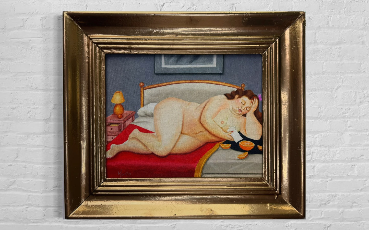 Fernando Botero 35 x 30 Acrylic